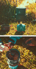 Widesea Outdoor Cookware Set Heat-Collecting Energy-Boosting Camping Cooking Gear
