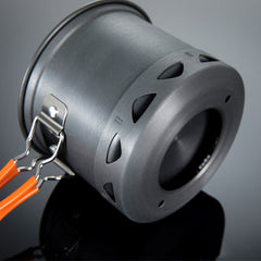 Outdoor Heat-collecting Single-pot Mountaineering Camping Cookware