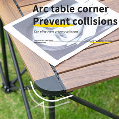 Table Outdoor Heavy-Duty Portable Camping Folding Dinner Table