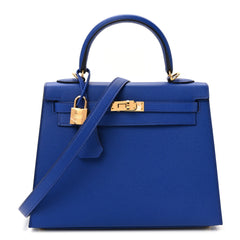 Epsom Kelly Sellier 25 Bleu Royal