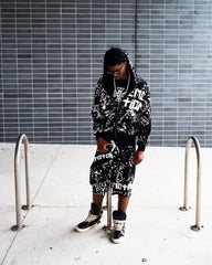 Mixed Emotions Black “Graffiti” Shorts