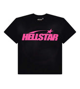 Hellstar Classic Regular Print Tee Black/Pink