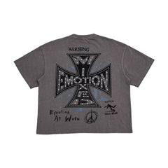 Mixed Emotions Grey “Friends” Tee