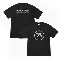Supreme Aphex Twin Circle Graphic T-Shirt - Black