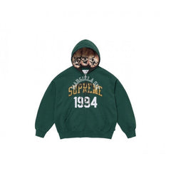 Supreme Graphic Print Hooded Sweatshirt - Green