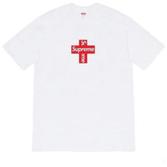 Supreme Cross Graphic Chest T-Shirt - White