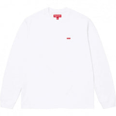 Supreme Small Box L/S Tee – White