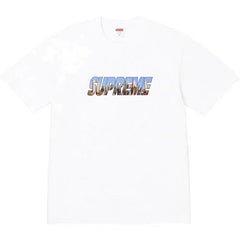 Supreme Metallic Chrome Logo T-Shirt - White