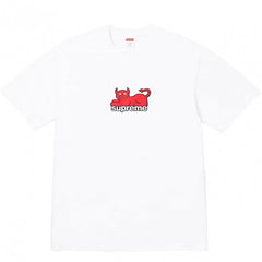 Supreme Devil Cat Graphic T-Shirt - White