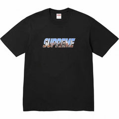 Supreme Metallic Chrome Logo T-Shirt - Black