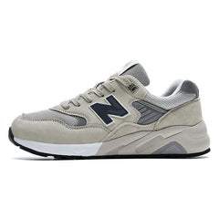 Spring and Autumn New Balance Cool Run Leather NB580 Classic Casual Sports Shoes Men's Thick soled N-shaped Shoes Couple Running Shoes