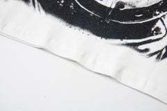 Hellstar High-Definition Graphic Spliced Short Sleeve T-Shirt – White