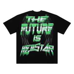 Hellstar Studios Globe Graphic Oversized T-Shirt - Black
