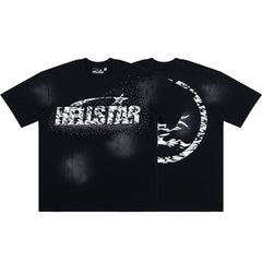 Hellstar Records Camo Graphic Cotton T-Shirt