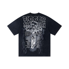 Hellstar Ghost Graphic Washed Short Sleeve T-Shirt