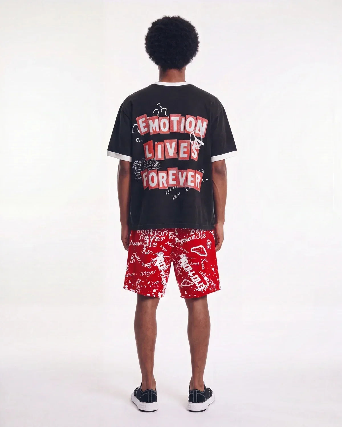 Mixed Emotions Static Tee Black