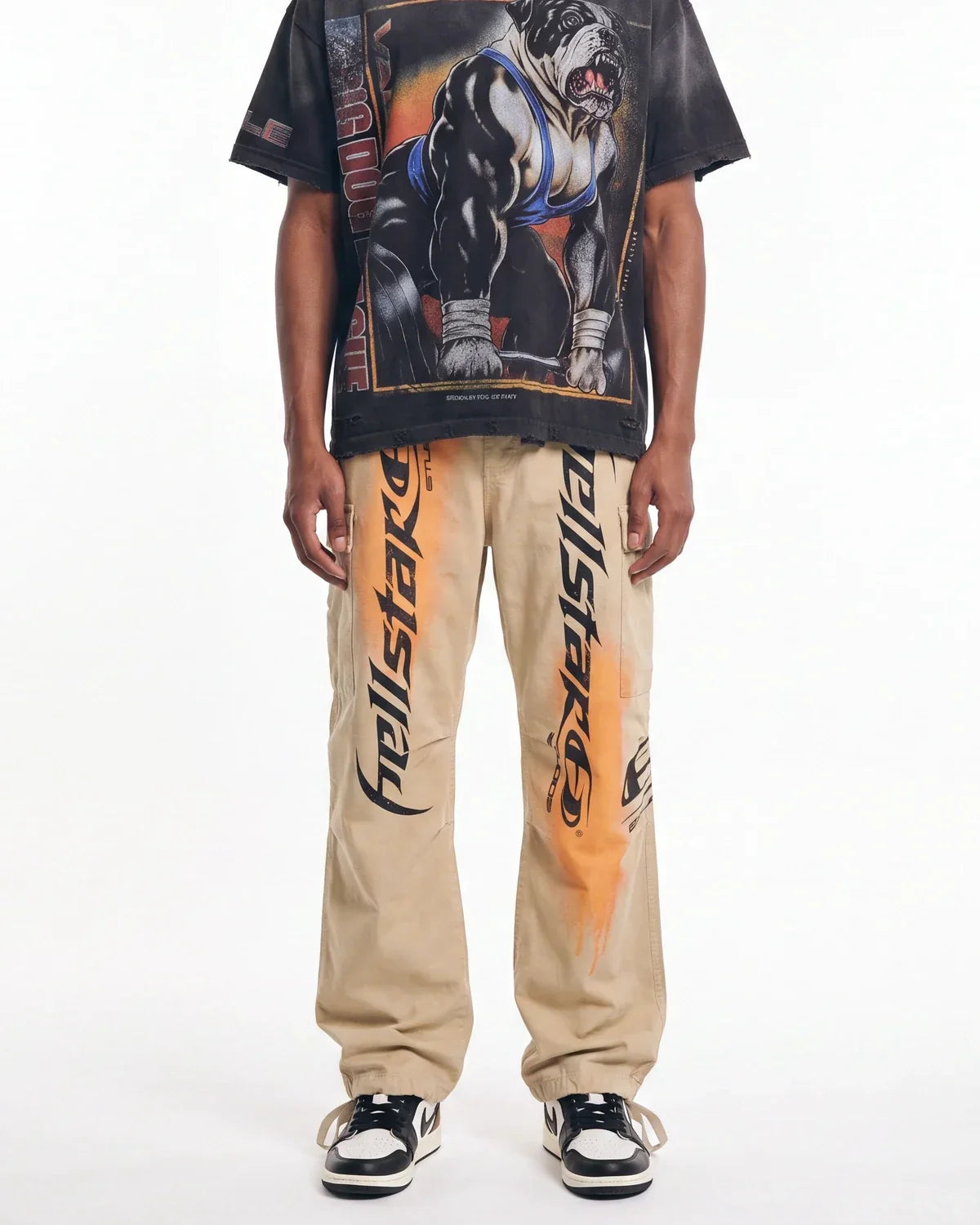 Hellstar Spray Paint Studio Cargos