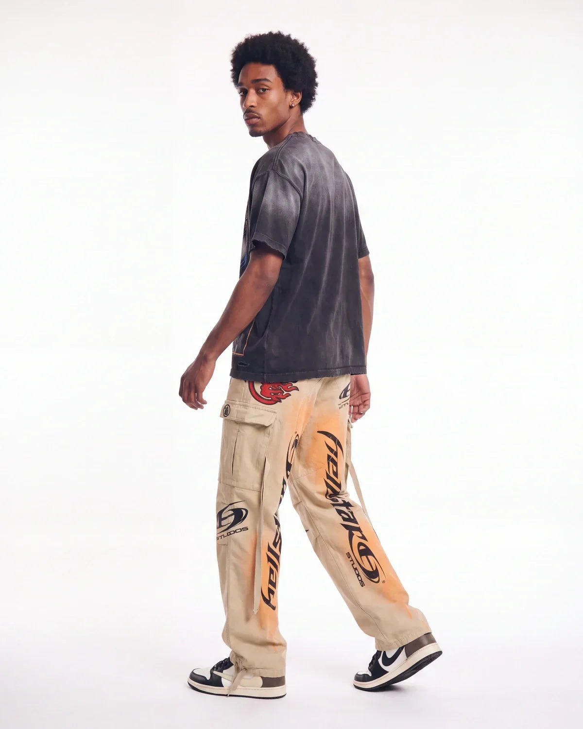 Hellstar Spray Paint Studio Cargos