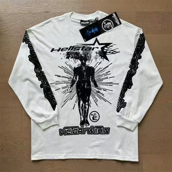 Hellstar Studios Victory Thermal Long Sleeve Cream