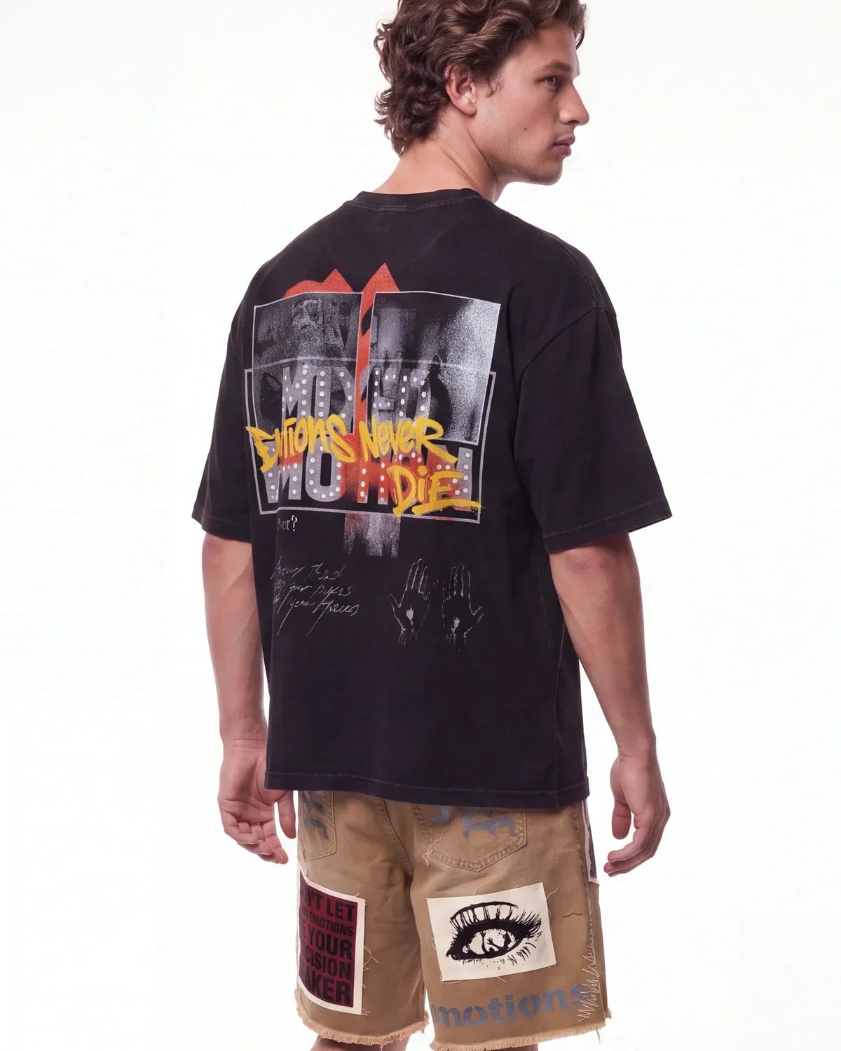 Mixed Emotions Tunes Tee Black