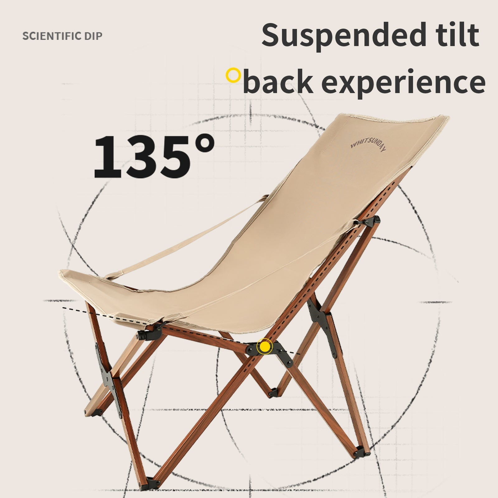 Outdoor Chair Camping Folding Butterfly Chair