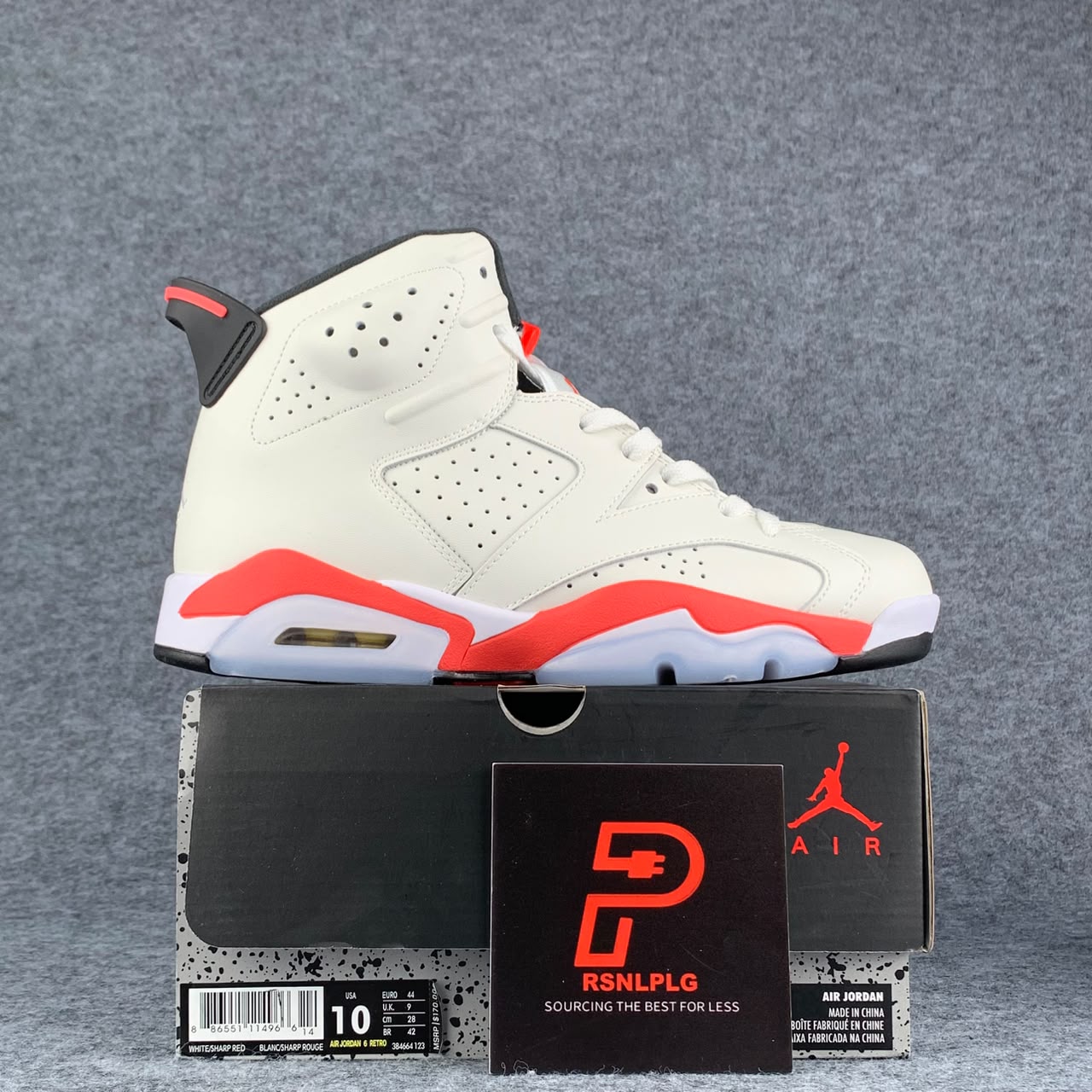 Air Jordan 6 Retro Infrared Pack 'White'