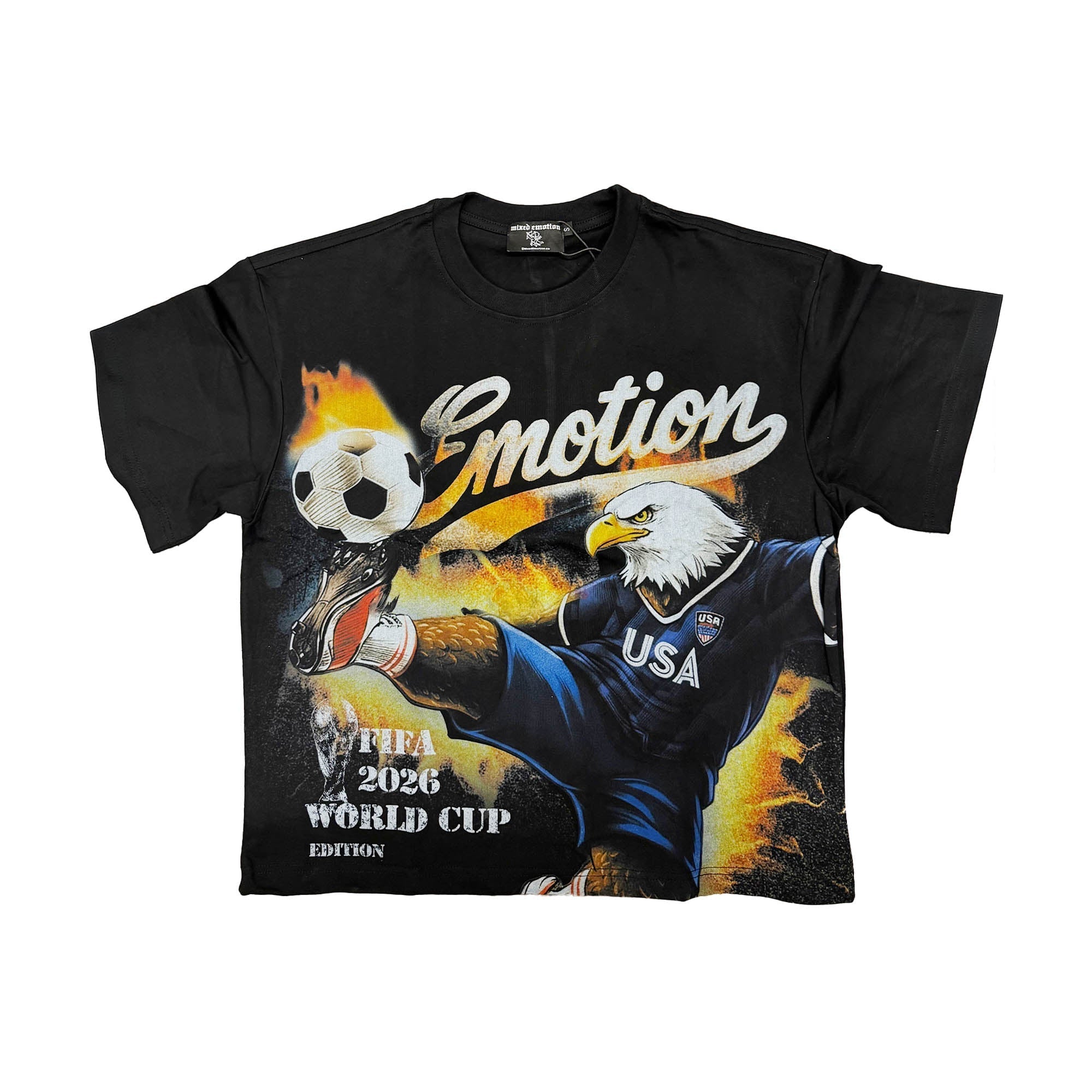 Mixed Emotions Black “World Cup” Tee