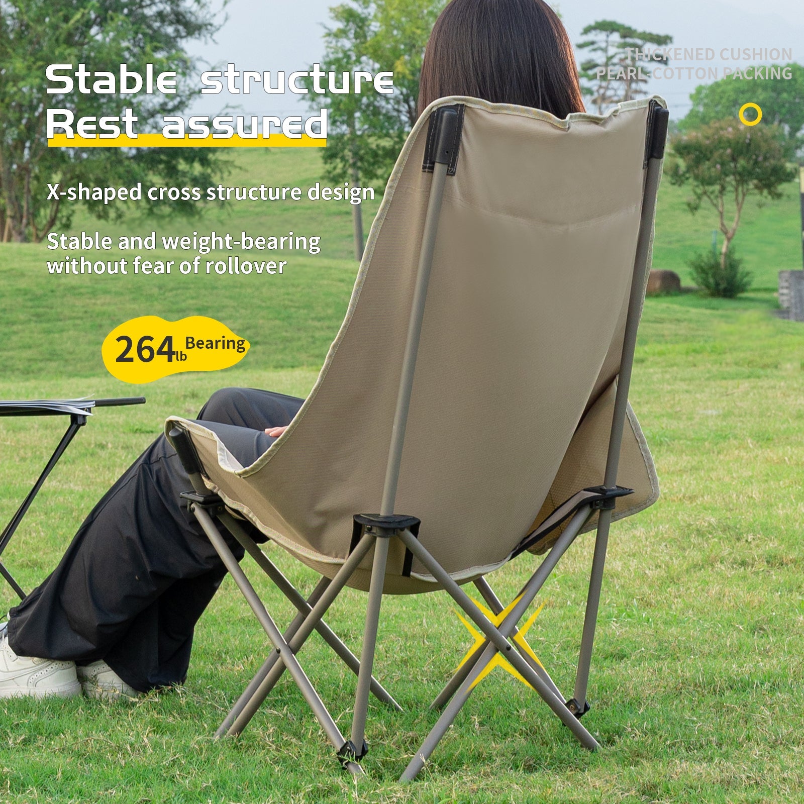 Camping Chair,Compact Backpacking Outdoor Chair