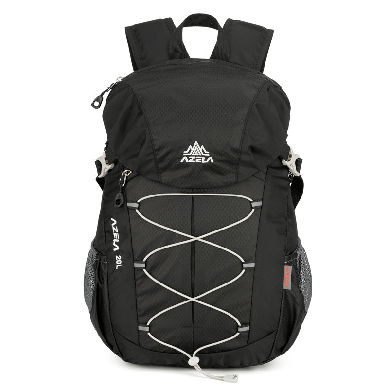 AZELA 20L Color Block Hiking Backpack, Lightweight Durable Outdoor Backpack For Camping, Travel, Trekking, Daily Use