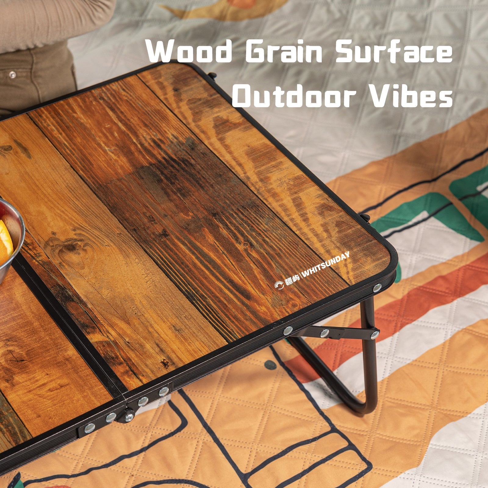 Folding Camping Table,Outdoor Indoor Heavy Duty Portable Picnic Table for Picnic Camping