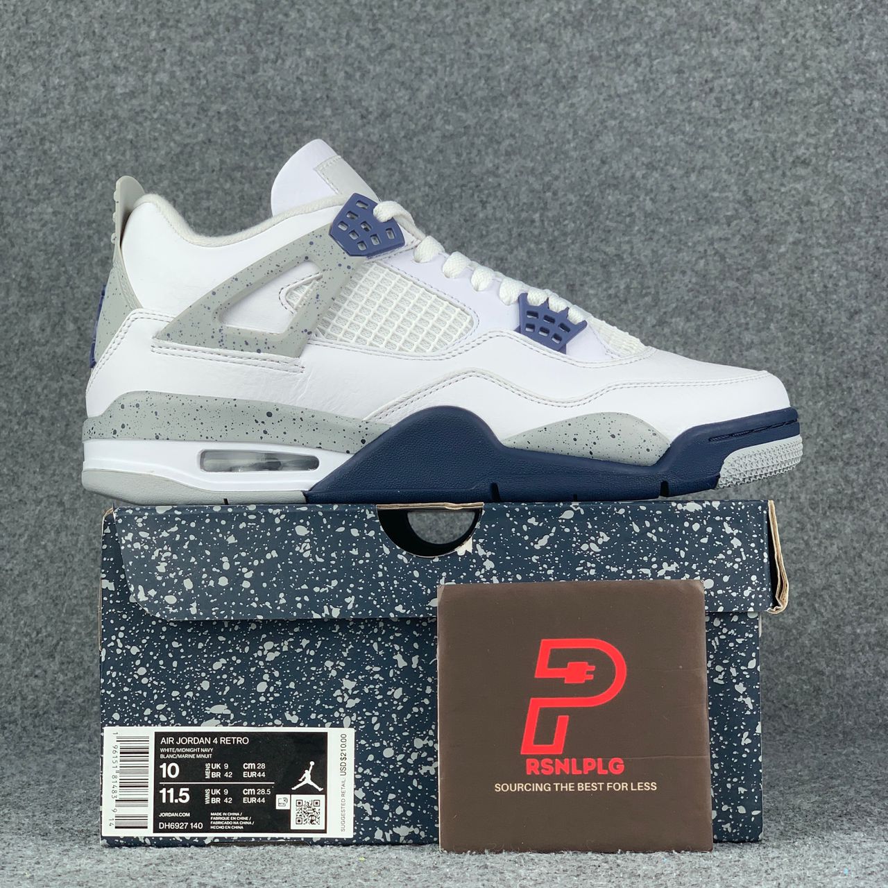Air Jordan 4 Retro 'Midnight Navy'