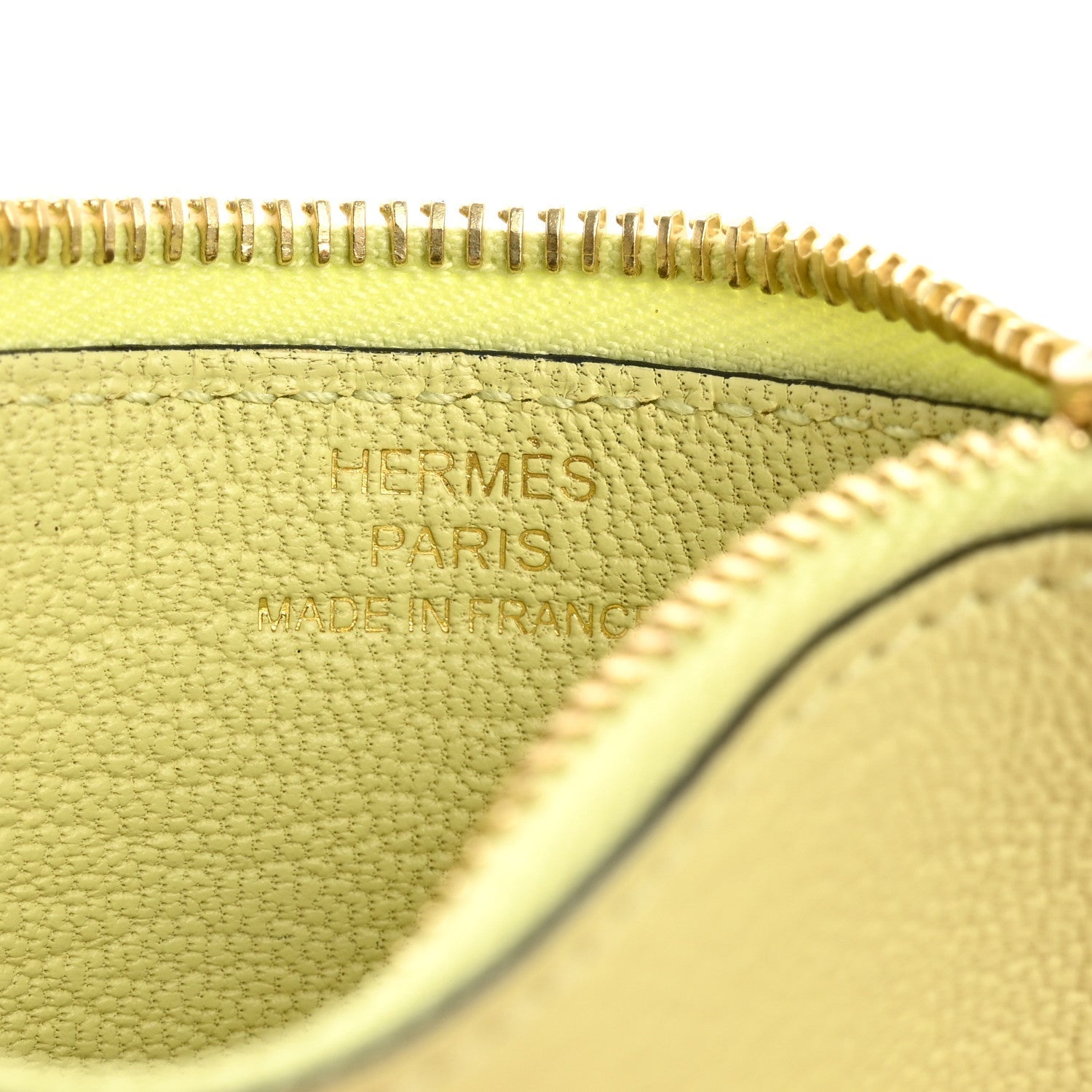 Chevre Mysore Roulis Slim Wallet Jaune Bourgeon