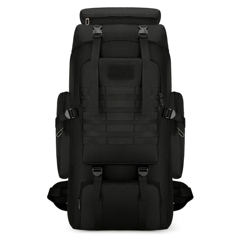 Canvas Large Capacity Backpack Travel Bag Men's Backpack Outdoor Sports Mountaineering Bag Hiking Retro Military Bag