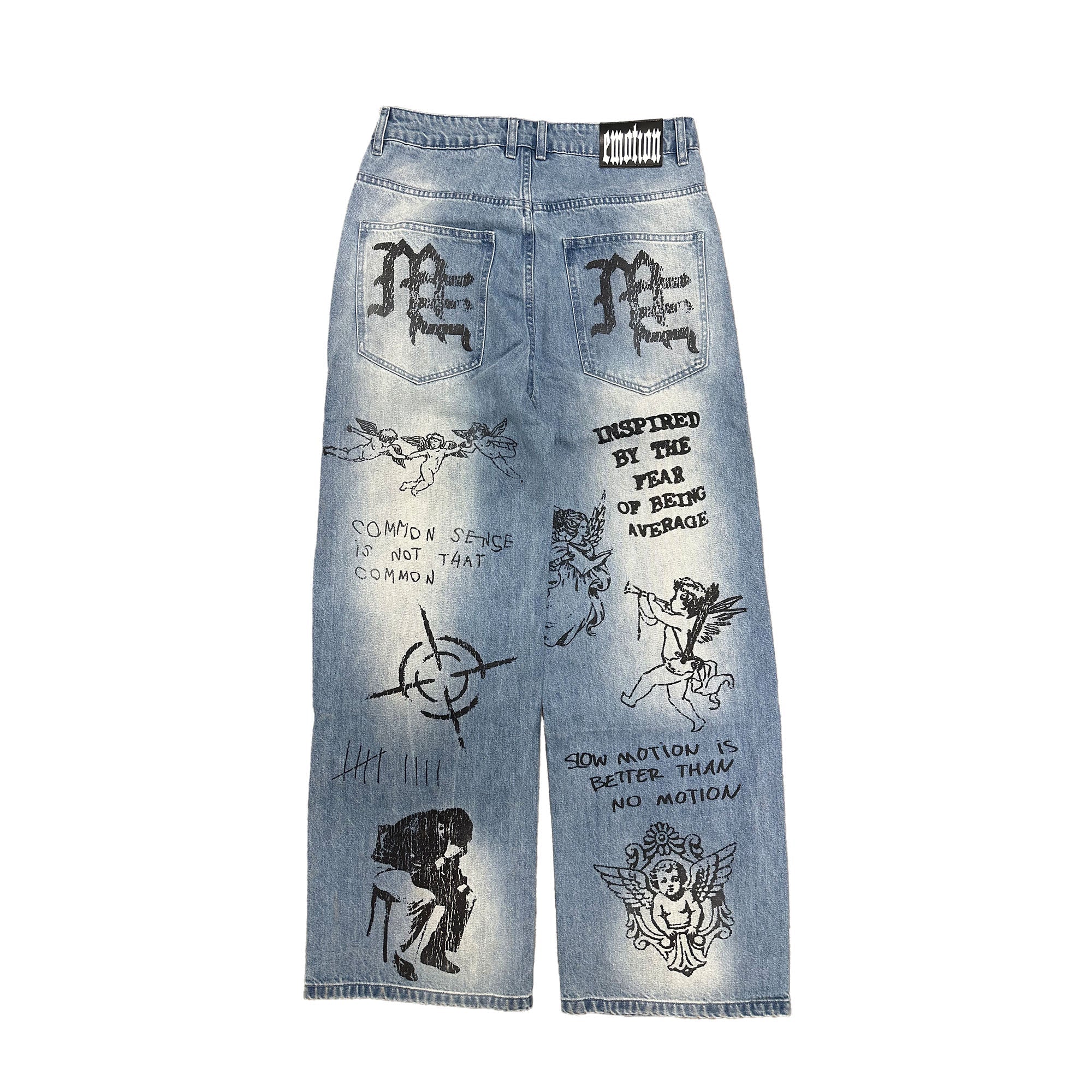 Mixed Emotions Blue “Canvas” Denim