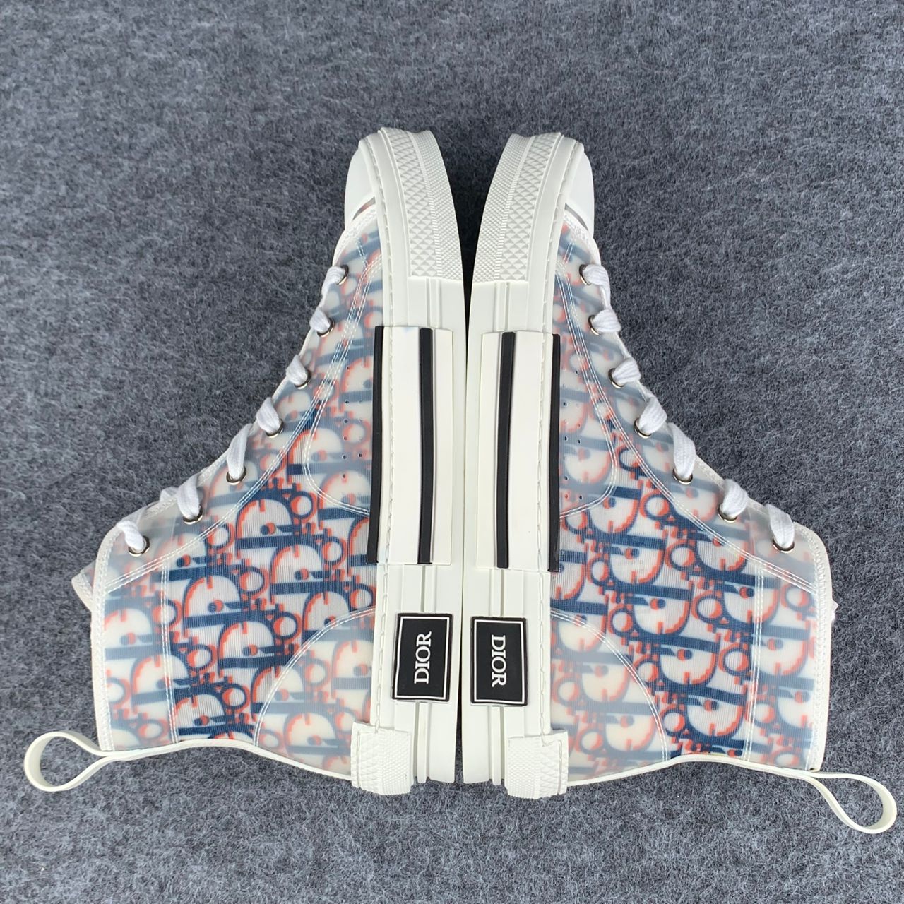 Dior B23 High Oblique Pixel - Blue Red'