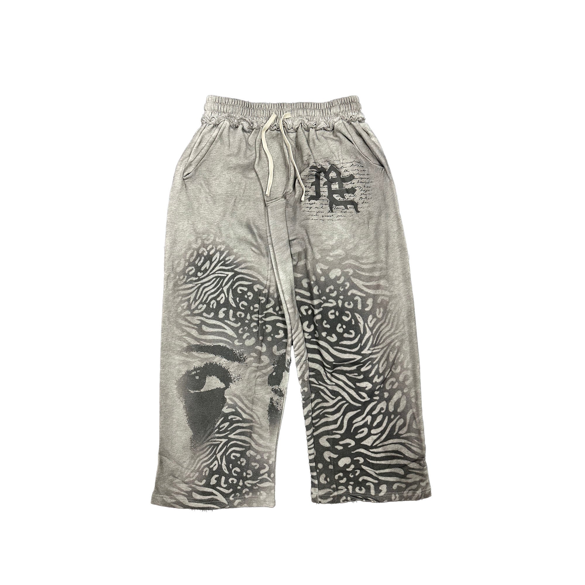 Mixed Emotions Grey ‘Striped’ Sweatpants