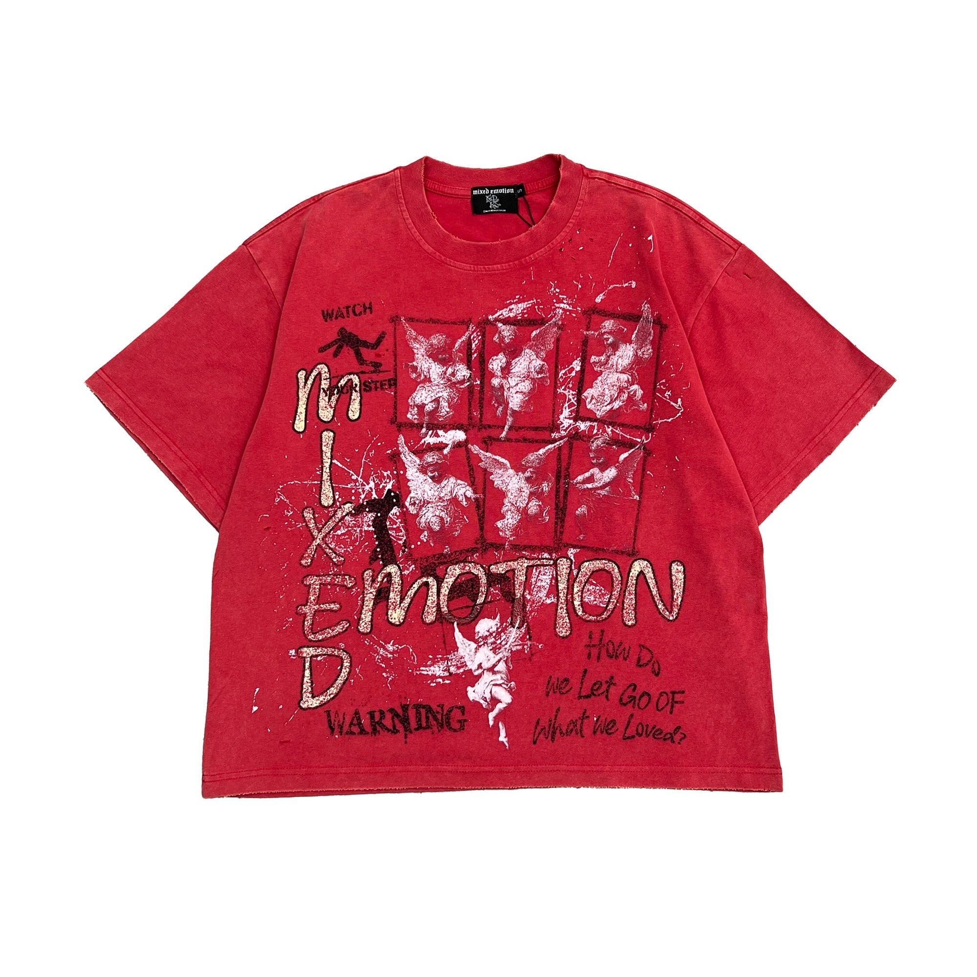 Mixed Emotions Red “Crimson” Tee