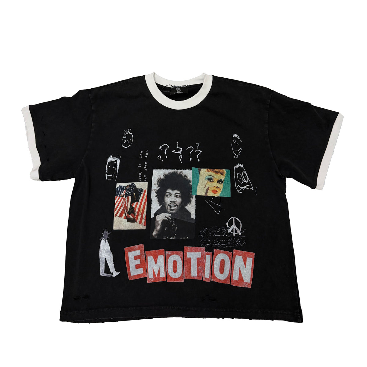 Mixed Emotions Black “Static” Tee