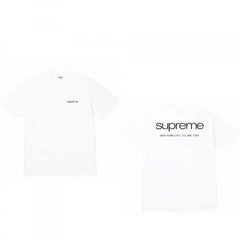 Supreme Back Shoulder Logo T-Shirt - White