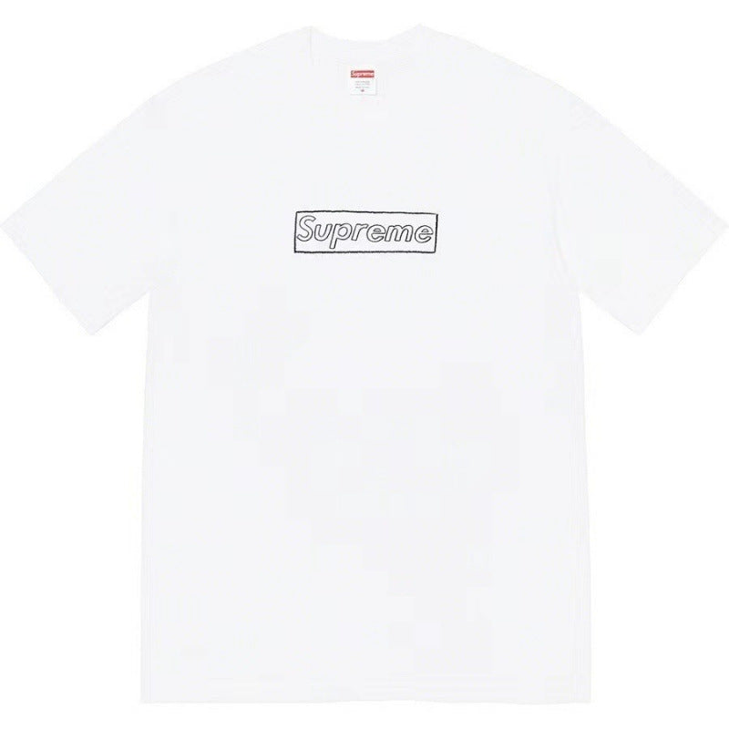 Supreme Outline Box Logo T-Shirt - White