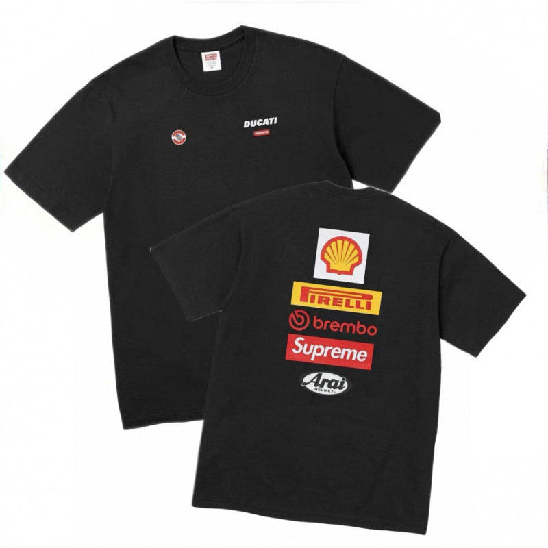Supreme Racing Patch Pocket T-Shirt - Black