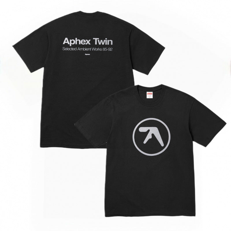 Supreme Aphex Twin Circle Graphic T-Shirt - Black