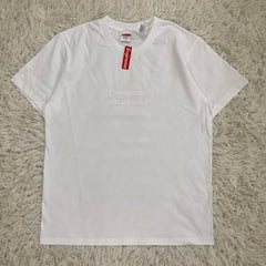 Supreme Glitter Outline Box Logo T-Shirt - Grey