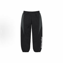 Supreme Curved Panel Track Pants - Black