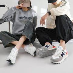 Spring and Autumn New Balance Cool Run Classic N-Word Height Increase 574 Sports Shoes Outdoor Leisure Versatile Couple Style Sports Shoes Women