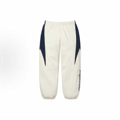 Supreme Curved Panel Track Pants - Off-White/Navy