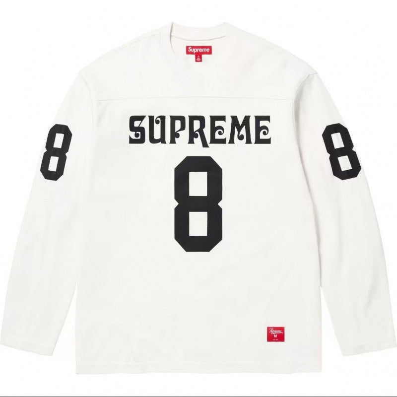 Supreme Number 8 Hockey Jersey – White