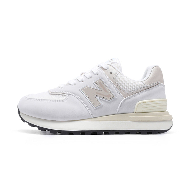 Spring and Autumn New Balance Cool Run Classic N-Word Height Increase 574 Sports Shoes Outdoor Leisure Versatile Couple Style Sports Shoes Women