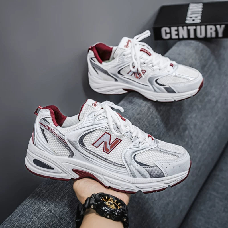 Official authentic men's shoes, dad shoes, spring and summer mesh breathable 530 casual sports couple anti slip running shoes, women's shoes (2)
