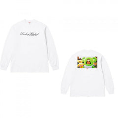 Supreme Aphex Twin Donkey Rhubarb L/S Tee – White